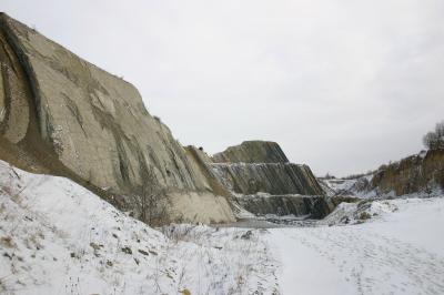 The Langenberg/Oker Quarry during the winter of 2005