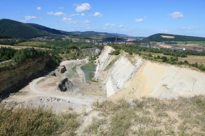 Overview of Langenberg Quarry in August 2008