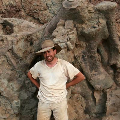 Oliver Wings during fieldwork in the Turpan Basin, China.